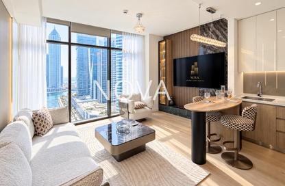 Apartment - 1 - 1 for rent in Peninsula Two - Peninsula - Business Bay - Dubai
