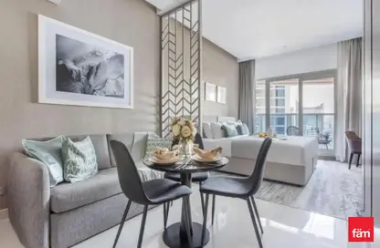 Apartment - Studio - 1 Bathroom for rent in Damac Maison Prive A - Damac Maison Prive - Business Bay - Dubai