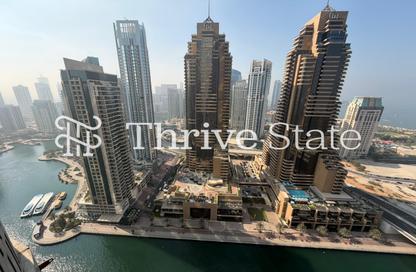 Apartment - 1 - 2 for rent in Cayan Tower - Dubai Marina - Dubai