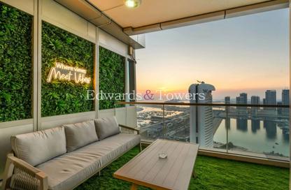 Apartment - 2 - 3 for rent in Ocean Heights - Dubai Marina - Dubai