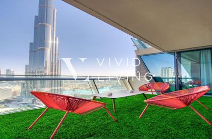 Apartment - 2 Bedrooms - 3 Bathrooms for rent in Burj Vista 1 - Burj Vista - Downtown Dubai - Dubai