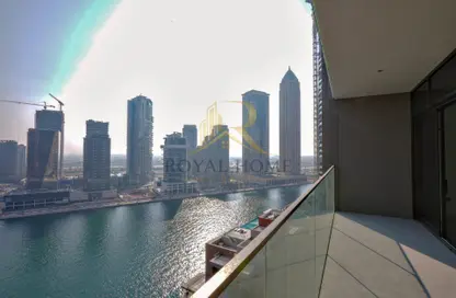 Apartment - 1 Bathroom for rent in Peninsula Four - Peninsula - Business Bay - Dubai