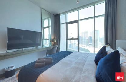 Apartment - Studio - 1 for rent in Damac Maison Prive A - Damac Maison Prive - Business Bay - Dubai