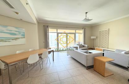 Apartment - 2 Bedrooms - 3 Bathrooms for rent in Al Das - Shoreline Apartments - Palm Jumeirah - Dubai