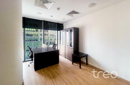Office Space - Studio - 1 Bathroom for rent in The Prism - Business Bay - Dubai