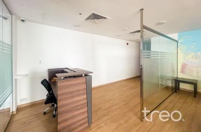 Office Space - Studio - 1 Bathroom for rent in The Prism - Business Bay - Dubai