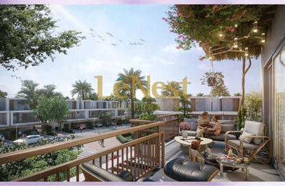 Townhouse - 4 - 4 for sale in Violet 1 - Violet - Damac Hills 2 - Dubai