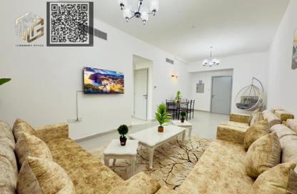 Apartment - 1 - 2 for rent in Ajman Corniche Residences - Ajman Corniche Road - Ajman