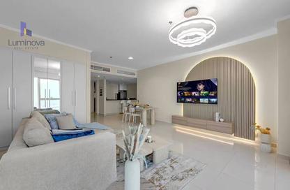Apartment - 2 - 3 for rent in Damac Heights - Dubai Marina - Dubai