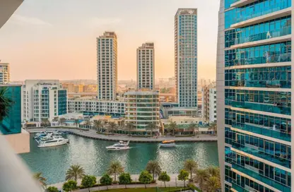 شقة - غرفة نوم - 2 حمامات للايجار في A برج الجواهر - أبراج الجواهر التوأم - دبي مارينا - دبي