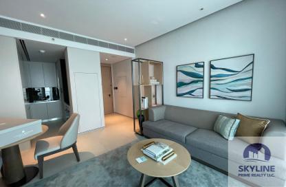 Apartment - 1 - 2 for rent in Jumeirah Gate Tower 2 - The Address Jumeirah Resort and Spa - Jumeirah Beach Residence - Dubai