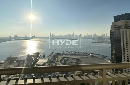 شقة - 2 غرف نوم - 2 حمامات للايجار في B كريك سايد 18 - حدائق الإمارات 1 - مرسى خور دبي - دبي