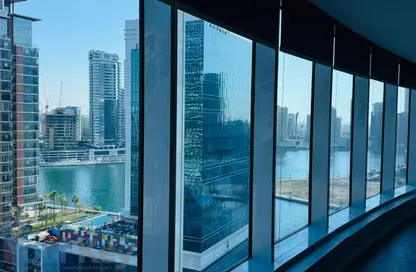 Office Space - Studio - 1 Bathroom for rent in The Prime Tower - Business Bay - Dubai