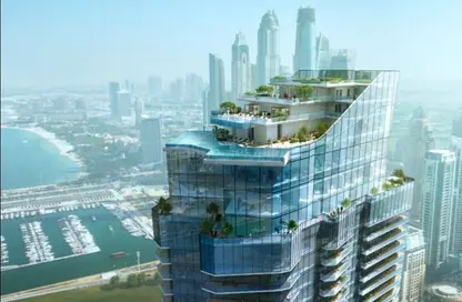 Apartment - 2 Bedrooms - 4 Bathrooms for sale in Habtoor Grand Residences - Dubai Marina - Dubai