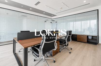 Office Space - Studio - 1 Bathroom for rent in The Prism - Business Bay - Dubai