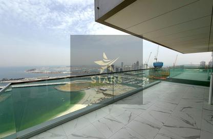 Apartment - 4 Bedrooms - 6 Bathrooms for rent in 1 JBR - Jumeirah Beach Residence - Dubai