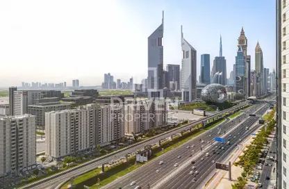 مكتب - استوديو - 6 حمامات للايجار في اي بي اي وورلد تاور - شارع الشيخ زايد - دبي