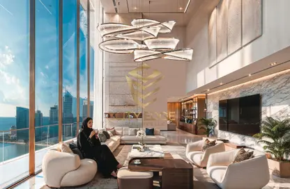 Apartment - 2 Bedrooms - 3 Bathrooms for sale in Al Ghaf Tower - Al Khan - Sharjah