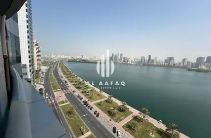 Apartment - 4 Bedrooms - 4 Bathrooms for rent in Blue Tower - Al Majaz 3 - Al Majaz - Sharjah