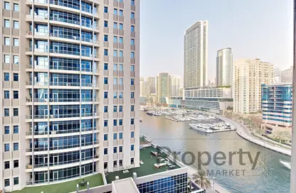 Apartment - 3 Bedrooms - 3 Bathrooms for rent in Marina Wharf 2 - Marina Wharf - Dubai Marina - Dubai