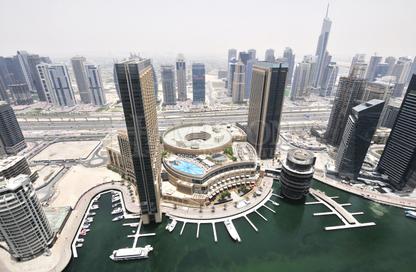 Apartment - 3 Bedrooms - 4 Bathrooms for rent in Bay Central Tower Central - Bay Central - Dubai Marina - Dubai