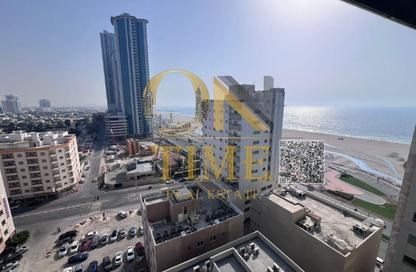 Apartment - 1 Bedroom - 2 Bathrooms for rent in Ajman Corniche Residences - Ajman Corniche Road - Ajman