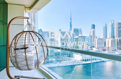 شقة - غرفة نوم - 2 حمامات للايجار في برج سكالا - الخليج التجاري - دبي