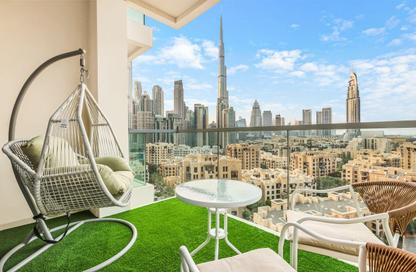 Apartment - 2 Bedrooms - 4 Bathrooms for rent in Bellevue Tower 1 - Bellevue Towers - Downtown Dubai - Dubai