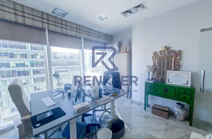 Office Space - Studio - 1 Bathroom for rent in The Prism - Business Bay - Dubai