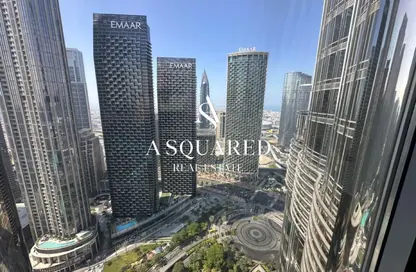 شقة - غرفة نوم - 1 حمام للايجار في برج خليفة المنطقة 3 - برج خليفة - وسط مدينة دبي - دبي