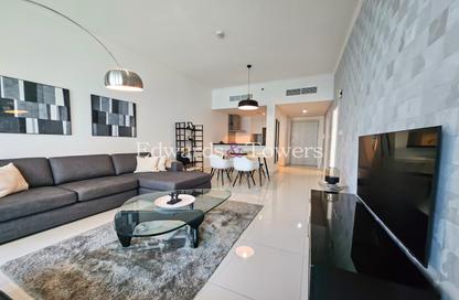Apartment - 1 - 2 for rent in Damac Heights - Dubai Marina - Dubai