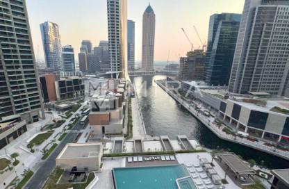 Apartment - Studio - 1 for rent in Peninsula One - Peninsula - Business Bay - Dubai