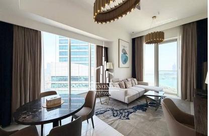 Apartment - 1 Bedroom - 2 Bathrooms for rent in Palm View - Dubai Media City - Dubai