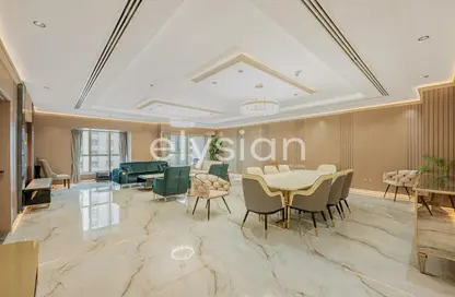 Apartment - 4 Bedrooms - 5 Bathrooms for rent in Elite Residence - Dubai Marina - Dubai