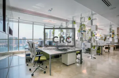 Office Space - Studio - 2 Bathrooms for rent in Lake Central - Business Bay - Dubai