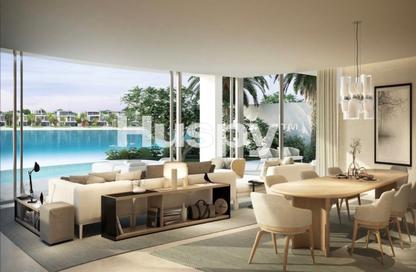 Villa - 5 - 7+ for sale in Beach Collection Frond N - Beach Collection - Palm Jebel Ali - Dubai