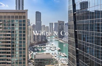 Apartment - 1 Bedroom - 2 Bathrooms for rent in Silverene Tower B - Silverene - Dubai Marina - Dubai
