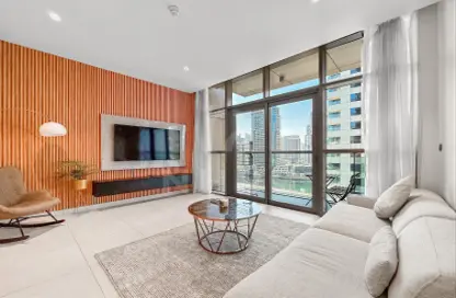 شقة - غرفة نوم - 2 حمامات للايجار في No.9 - دبي مارينا - دبي