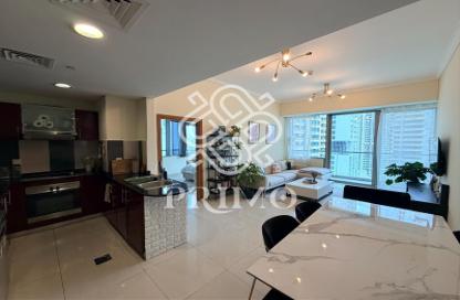 Apartment - 1 Bedroom - 2 Bathrooms for rent in Ocean Heights - Dubai Marina - Dubai