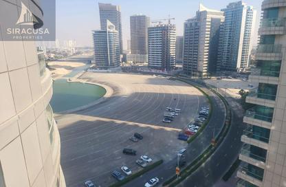 Apartment - 1 Bedroom - 2 Bathrooms for rent in Hub Canal 1 - Hub Golf View Apartments - Dubai Sports City - Dubai