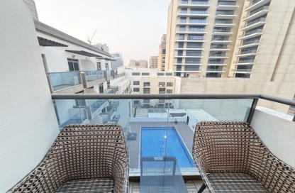 Apartment - Studio - 2 Bathrooms for rent in Plazzo Heights - District 10 - Jumeirah Village Circle - Dubai