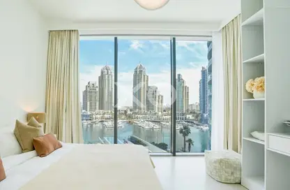 شقة - غرفة نوم - 2 حمامات للايجار في ليف مارينا - دبي مارينا - دبي
