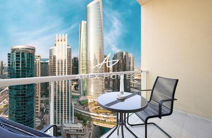 Apartment - Studio - 1 for rent in Lake View Tower - JLT Cluster B - Jumeirah Lake Towers - Dubai