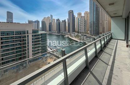 Apartment - 2 Bedrooms - 2 Bathrooms for rent in Silverene Tower A - Silverene - Dubai Marina - Dubai