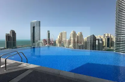 شقة - 2 غرف نوم - 2 حمامات للايجار في نجمة المارينا - دبي مارينا - دبي