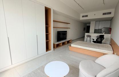 Apartment - Studio - 1 for rent in Blue Waves Tower - Dubai Land Residence Complex - Dubai
