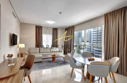 شقة - 2 غرف نوم - 2 حمامات للايجار في برج سفير - دبي مارينا - دبي