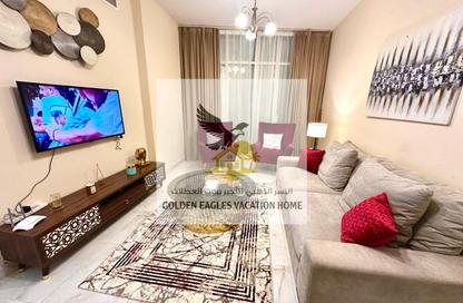 Apartment - 1 Bedroom - 2 Bathrooms for rent in Queen Tower - Al Qasba - Sharjah