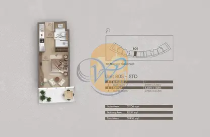 شقة - 1 حمام للبيع في أزور باي لابيس - راك سنترال - رأس الخيمة