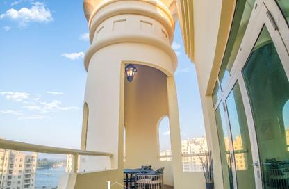 Apartment - 3 Bedrooms - 3 Bathrooms for rent in Al Hamri - Shoreline Apartments - Palm Jumeirah - Dubai